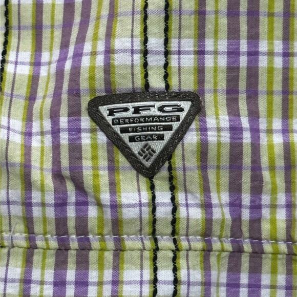 COLUMBIA Super Bonehead Roll Tab Sleeve Shirt Omni Shade Back Vent Plaid XL - Picture 4 of 13